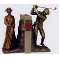 Male & Female Golfer Bookends